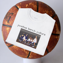 Load image into Gallery viewer, positive bench culture Unisex T-Shirt by B E-Z
