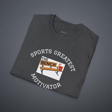 Load image into Gallery viewer, Sports Greatest Motivator- Attitude (see back) Unisex T-Shirt by B E-Z
