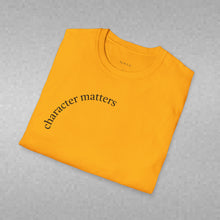 Load image into Gallery viewer, character matters Unisex T-Shirt by B E-Z
