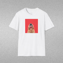 Load image into Gallery viewer, Doggie kiss Unisex T-Shirt by B E-Z
