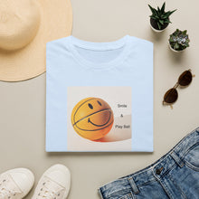 Load image into Gallery viewer, Smile &amp; Play Ball - Unisex Softstyle T-Shirt / 6 colors available
