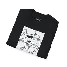 Load image into Gallery viewer, Dancing dog Unisex T-Shirt by B E-Z

