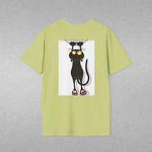 Load image into Gallery viewer, Dangling cat Unisex T-Shirt by B E-Z
