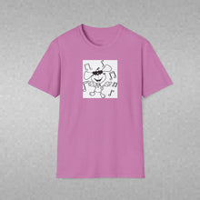Load image into Gallery viewer, Dancing dog Unisex T-Shirt by B E-Z

