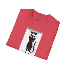 Load image into Gallery viewer, Dangling cat Unisex T-Shirt by B E-Z
