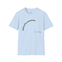 Load image into Gallery viewer, defense by committee Unisex T-Shirt by B E-Z
