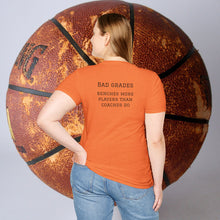 Load image into Gallery viewer, Sports Greatest Motivator- Bad Grades (see back) Unisex T-Shirt by B E-Z
