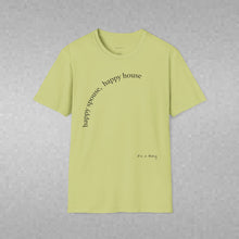 Load image into Gallery viewer, happy spouse, happy house Unisex T-Shirt by B E-Z
