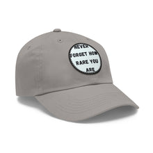 Load image into Gallery viewer, Never Forget How... Dad Hat with Leather Patch (Round)
