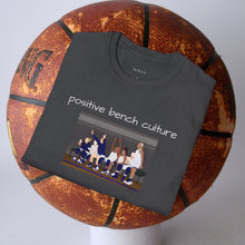 Load image into Gallery viewer, positive bench culture Unisex T-Shirt by B E-Z
