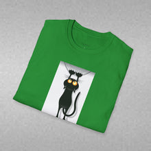 Load image into Gallery viewer, Dangling cat Unisex T-Shirt by B E-Z
