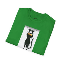 Load image into Gallery viewer, Dangling cat Unisex T-Shirt by B E-Z
