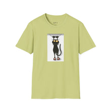 Load image into Gallery viewer, Dangling cat Unisex T-Shirt by B E-Z
