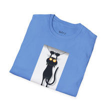 Load image into Gallery viewer, Dangling cat Unisex T-Shirt by B E-Z
