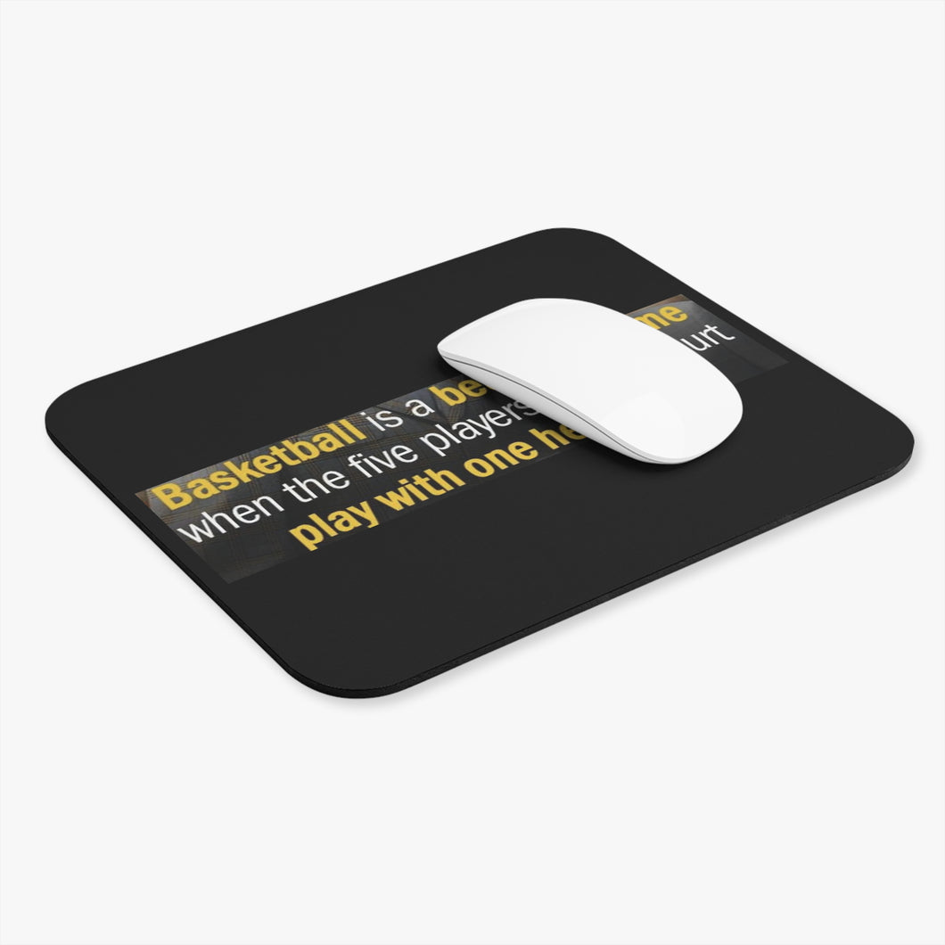 BASKETBALL IS A BEAUTIFUL GAME Mouse Pad (Rectangle)