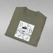 Load image into Gallery viewer, Dancing dog Unisex T-Shirt by B E-Z
