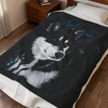 Load image into Gallery viewer, Husky Velveteen Plush Blanket
