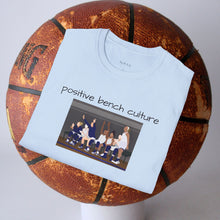 Load image into Gallery viewer, positive bench culture Unisex T-Shirt by B E-Z
