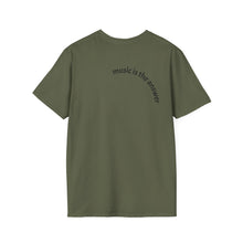 Load image into Gallery viewer, Music is the answer Unisex T-Shirt by B E-Z
