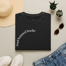 Load image into Gallery viewer, read banned books 2.0 Unisex T-Shirt by B E-Z
