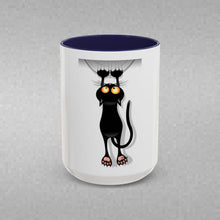 Load image into Gallery viewer, Dangling Cat Coffee Mug (15oz)
