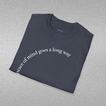 Load image into Gallery viewer, peace of mind goes a long way Unisex T-Shirt by B E-Z
