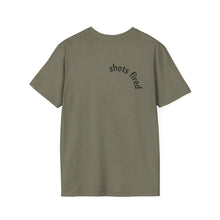 Load image into Gallery viewer, Shots fired Unisex T-Shirt by B E-Z
