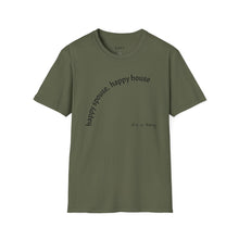 Load image into Gallery viewer, happy spouse, happy house Unisex T-Shirt by B E-Z
