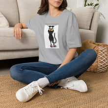Load image into Gallery viewer, Dangling cat Unisex T-Shirt by B E-Z
