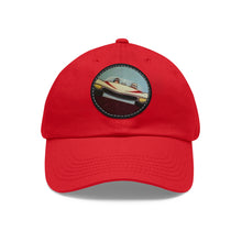 Load image into Gallery viewer, Speed Racer Dad Hat with Leather Patch (Round)
