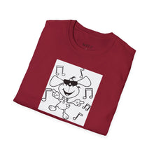 Load image into Gallery viewer, Dancing dog Unisex T-Shirt by B E-Z
