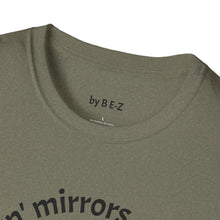 Load image into Gallery viewer, smokin&#39; mirrors Unisex T-Shirt by B E-Z
