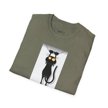 Load image into Gallery viewer, Dangling cat Unisex T-Shirt by B E-Z

