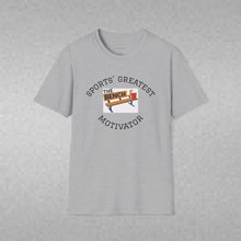 Load image into Gallery viewer, Sports' Greatest Motivator- Laziness (see back) Unisex T-Shirt by B E-Z
