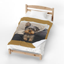 Load image into Gallery viewer, Yorkie Velveteen Plush Blanket
