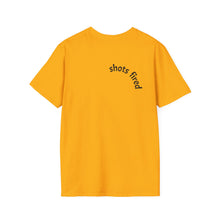 Load image into Gallery viewer, Shots fired Unisex T-Shirt by B E-Z
