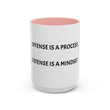 Load image into Gallery viewer, OFFENSE IS A PROCESS, DEFENSE IS A MINDSET Coffee Mug (15oz)
