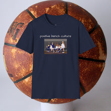 Load image into Gallery viewer, positive bench culture Unisex T-Shirt by B E-Z
