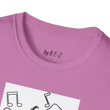 Load image into Gallery viewer, Dancing dog Unisex T-Shirt by B E-Z
