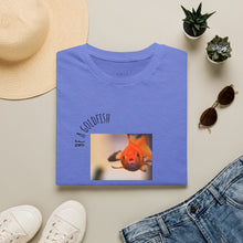 Load image into Gallery viewer, be a goldfish Unisex T-Shirt by B E-Z
