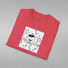 Load image into Gallery viewer, Dancing dog Unisex T-Shirt by B E-Z
