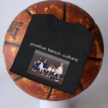 Load image into Gallery viewer, positive bench culture Unisex T-Shirt by B E-Z
