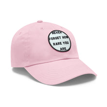 Load image into Gallery viewer, Never Forget How... Dad Hat with Leather Patch (Round)
