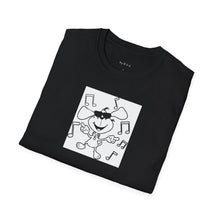 Load image into Gallery viewer, Dancing dog Unisex T-Shirt by B E-Z
