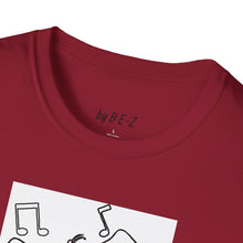 Load image into Gallery viewer, Dancing dog Unisex T-Shirt by B E-Z
