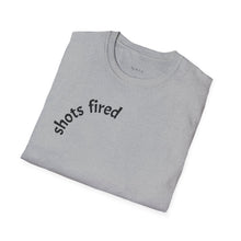 Load image into Gallery viewer, Shots fired Unisex T-Shirt by B E-Z
