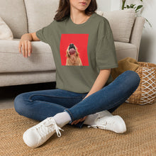 Load image into Gallery viewer, Doggie kiss Unisex T-Shirt by B E-Z

