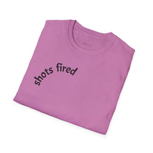 Load image into Gallery viewer, Shots fired Unisex T-Shirt by B E-Z
