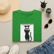 Load image into Gallery viewer, Dangling cat Unisex T-Shirt by B E-Z
