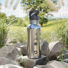 Load image into Gallery viewer, eat, sleep, hoop...repeat Stainless Steel Water Bottle With Straw, 20oz
